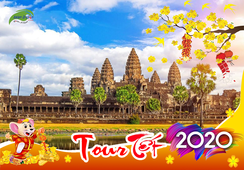 Tour Campuchia Tết Nguyên Đán khám phá Angkor huyền bí Siemreap - Phnompenh